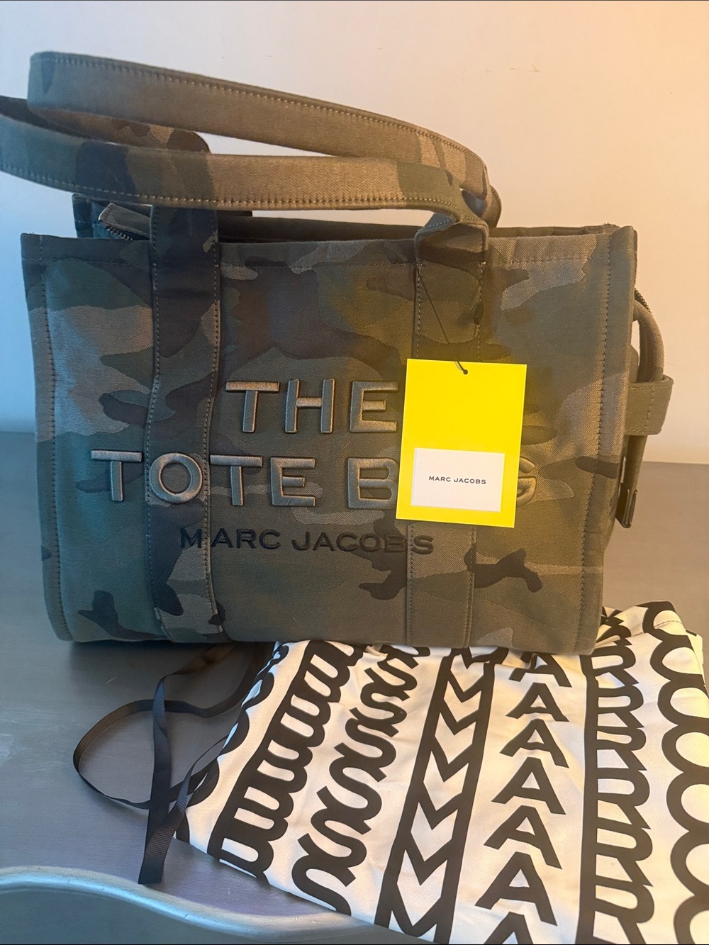 Marc Jacobs Olive Camo The Tote Bag - Green Camo